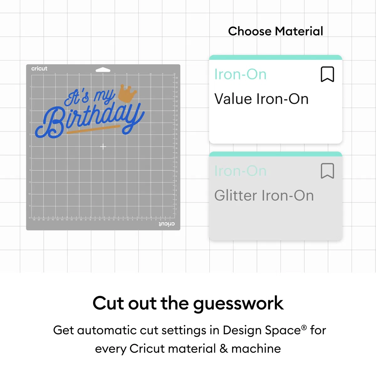 Cricut Transferfolie | 20er Paket | 30.5cm x 30.5cm (12" x 12") | Thermotransfervinyl-Blätter | Für alle Cricut Schneidemaschinen geeignet