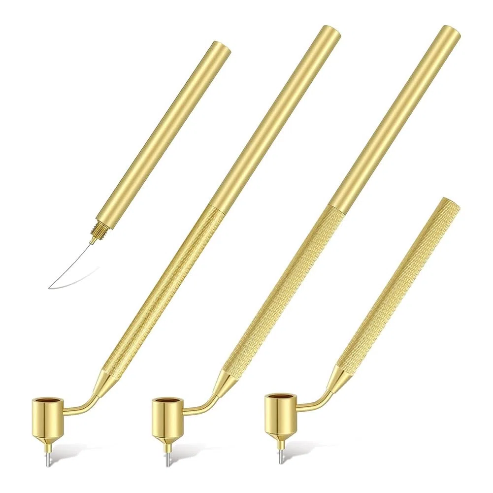 Osmond Heißwachsstift zum Dekorieren von Eiern, Ostereiern, künstlerische Dekoration, flüssige Schreibstifte, Handzeichnungsstift, fein und mittel