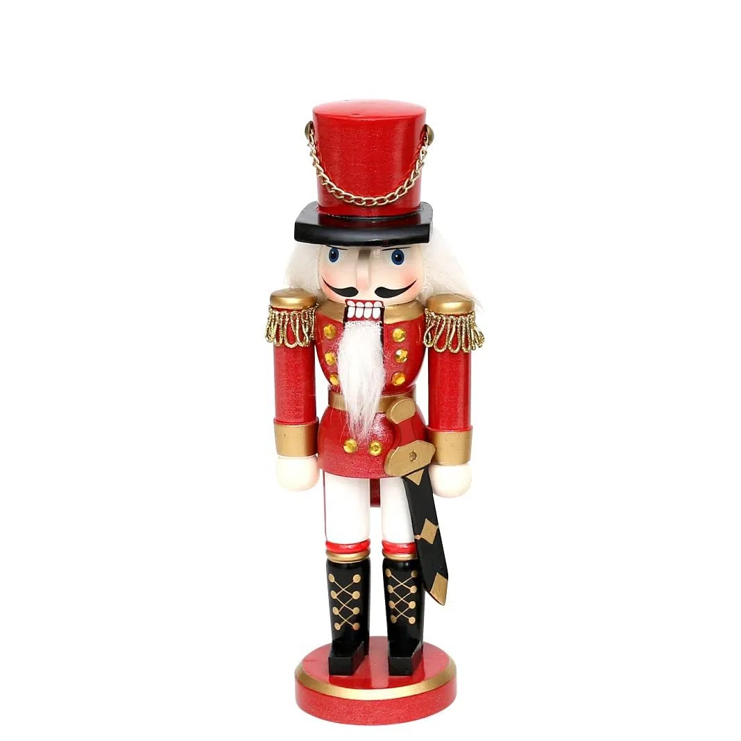 Dekohelden24 Nussknacker Soldat in rot klassisch, ca. 20 cm