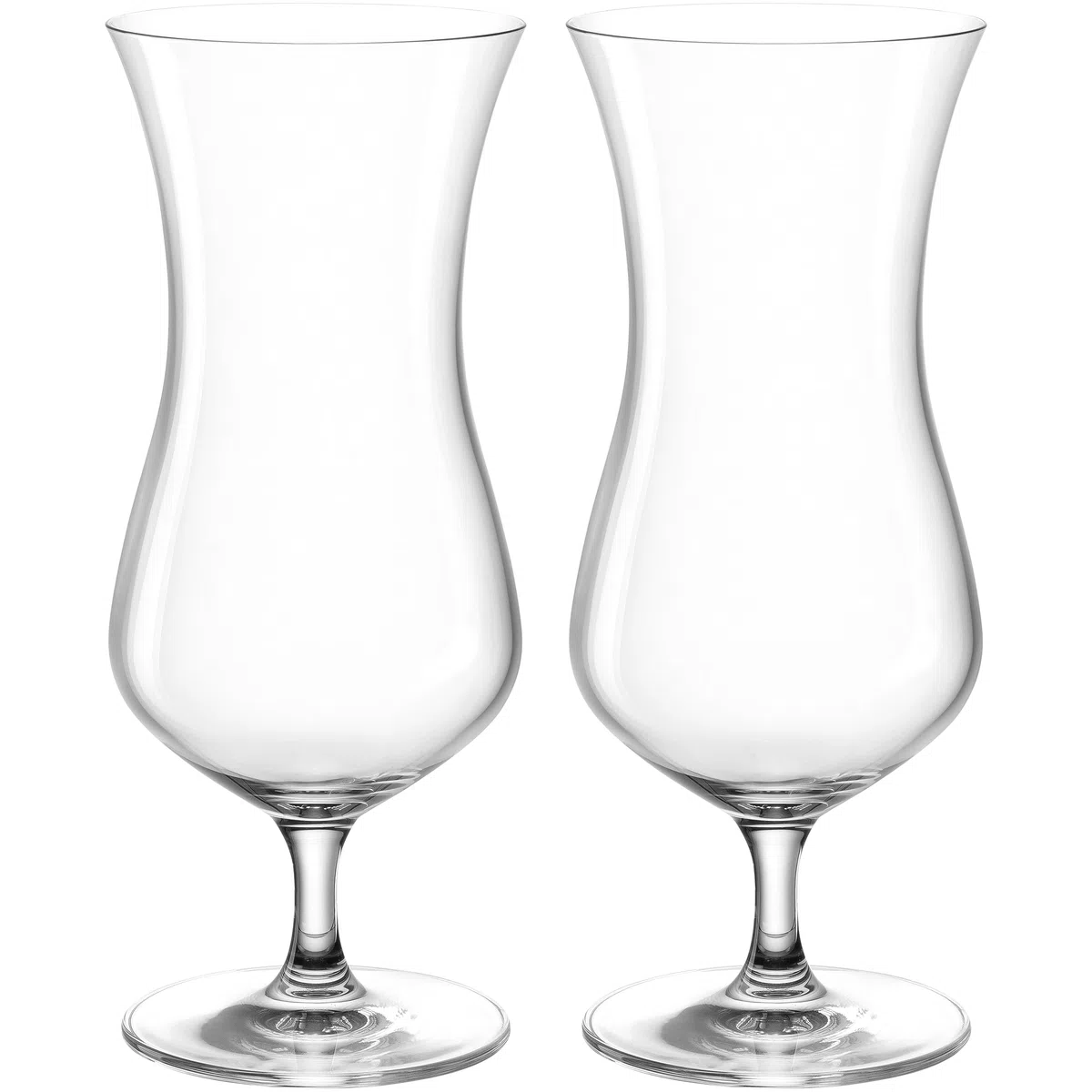 LEONARDO HOME Il Mondo Hurricane Gläser 2er Set - Cocktailglas aus Kristallglas, hochwertig verarbeitet - Inhalt 520 ml - Spülmaschinengeeignet - 2 Cocktail Gläser transparent, 064991