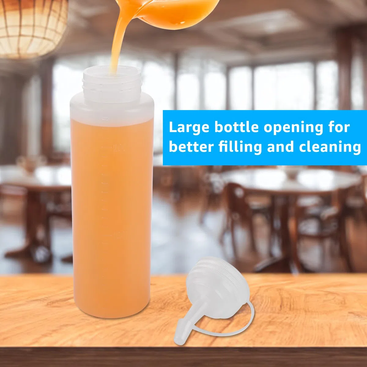 APACALI 14 Stück Saucenflasche, Quetschflasche 250ml, Squeeze Flasche Mit Kappen, Saucenflasche Squeeze Condiment Flaschen, Ketchup Flasche für Condiment Sauce Dressings Senf Ketchup Öle