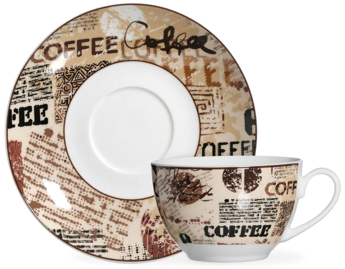 Ritzenhoff & Breker Cappuccino-Set Crema | 4-teilig | 220 ml | Porzellan