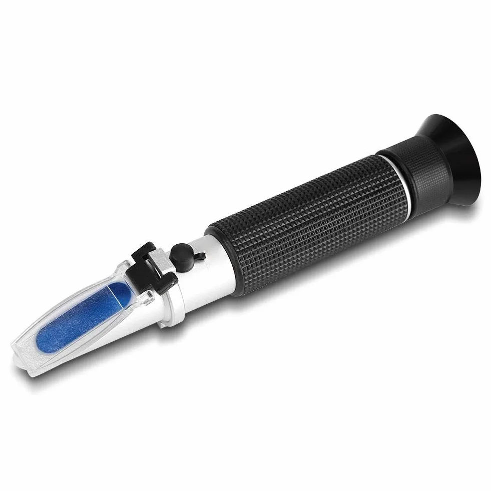 Alkohol Refraktometer, HandRefraktometer Alkoholmeter, Messbereich 0~80% Konzentration, für Spirituose Destillierte Getränke und Ethanol mit Wasser wie Whisky Wodka mit Bedienungsanleitung in Deutsch