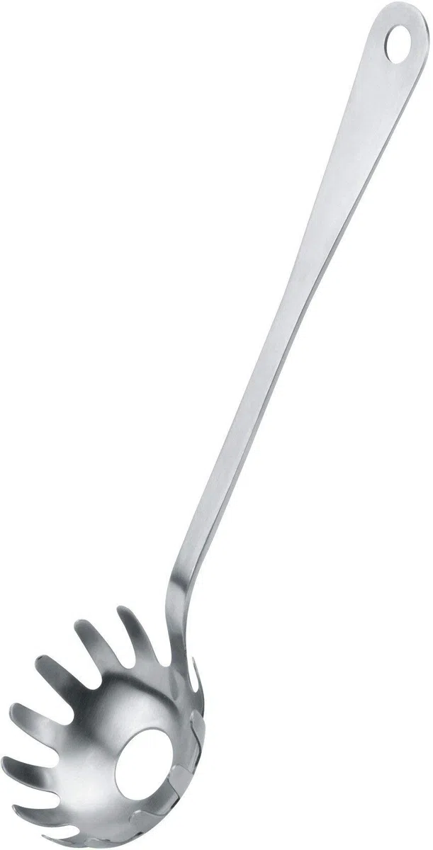 Alessi A di Spaghettilöffel aus Edelstahl glänzend poliert