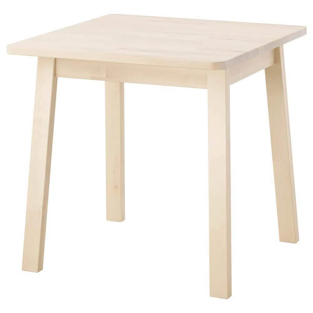 NORRAKER Tisch Birke 74x74cm
