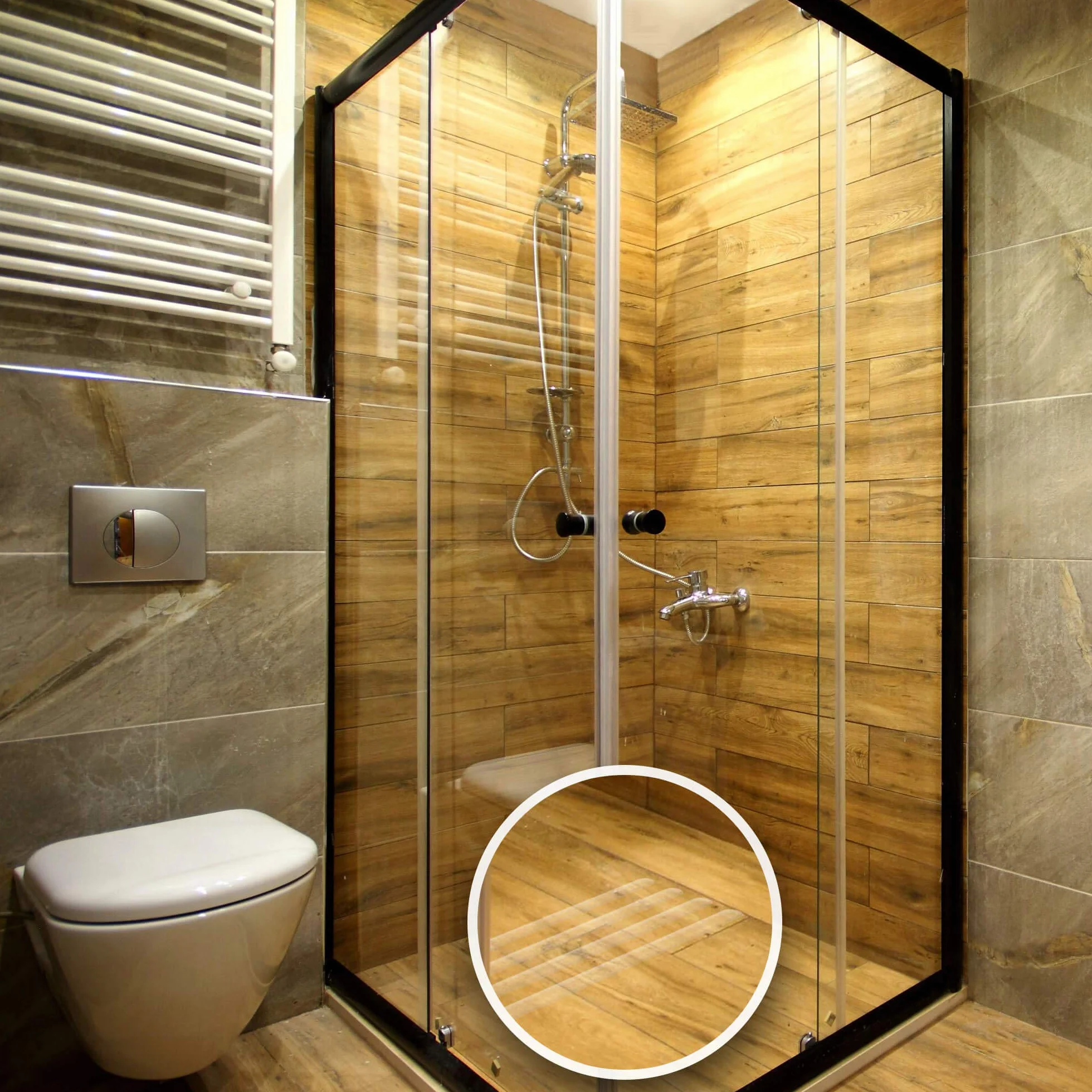 Anti-Rutsch Streifen für Badewanne & Dusche - 100% Transparent & Selbstklebend - Antirutsch Sticker Badewanne - Antirutschmatten - Duschmatten rutschfest