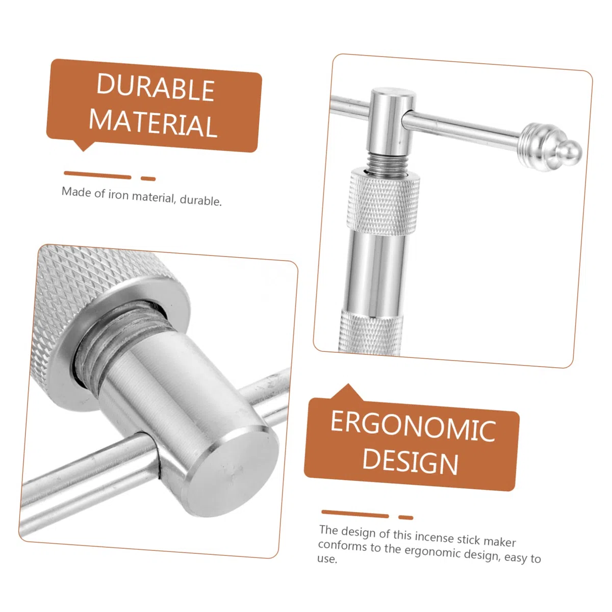 Weihrauch-Extruder Aus Eisen Für DIY-Räucherstäbchen Manueller Ton-Extruder Mit Ergonomischem Design Werkzeug Für Weihrauchherstellung 6.89X5.31X0.79In