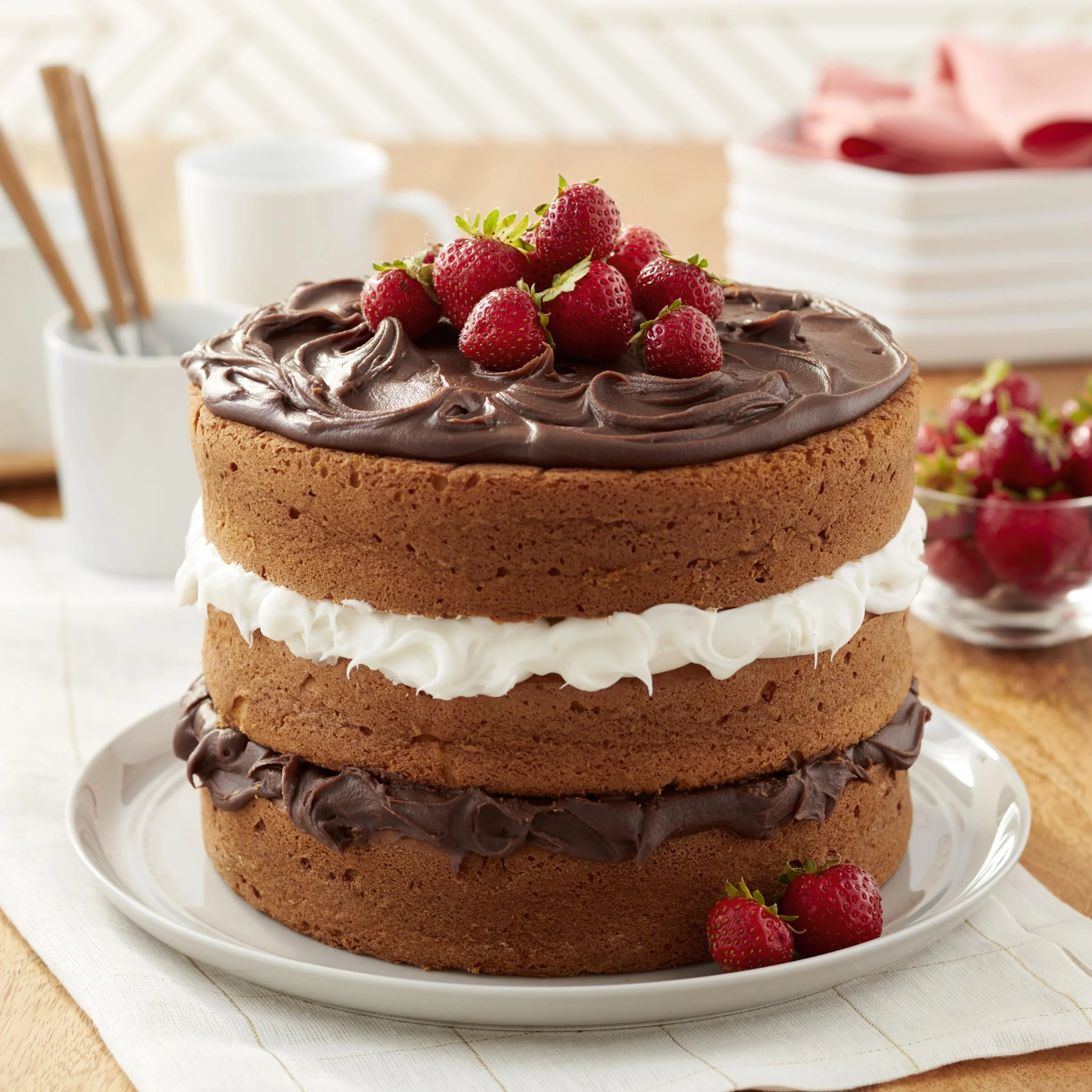 Wilton Runde Backform Extra Tief -Kuchenform für Höhe Kuchen Tortenform Backblech mit extra hohem Rand - Ø 20 x 10 cm
