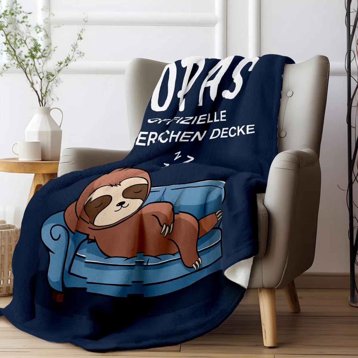 Opa Geschenk - Kuscheldecke Geschenke für Opa zum Geburtstag Vatertag Valentinstag Weihnachten, Geburtstagsgeschenk Ostergeschenk Vatertagsgeschenk