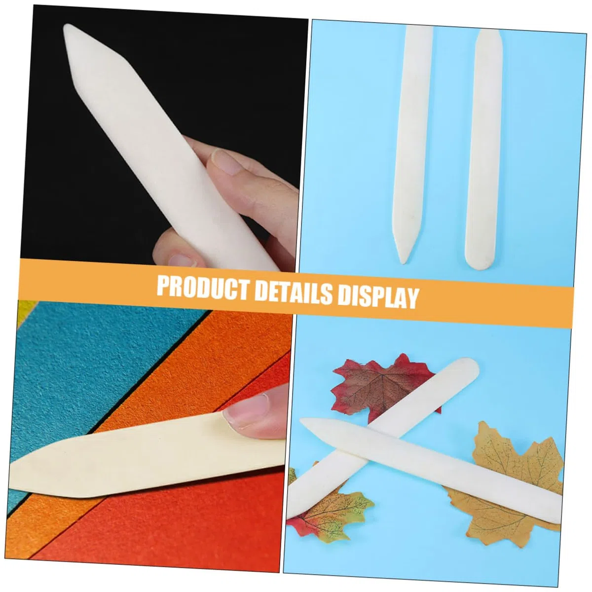 10-Teiliges Kunststoff Falzbein Set Mit Ergonomischem Griff Für Präzises Falten Rillen Und Ritzen Von Papier Vielseitiges Knochenordner Werkzeug Für Buchbinderei Origami Und Kartenherstellung