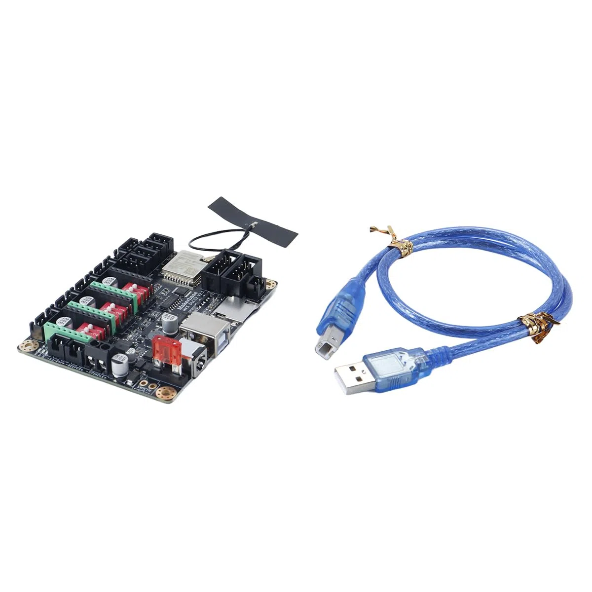 Ausi Board Engraver Control Board MKS DLC32 V2.1 Offline Control Dual 32-Bit WiFi Graviermaschine Motherboard Fast Carving Website