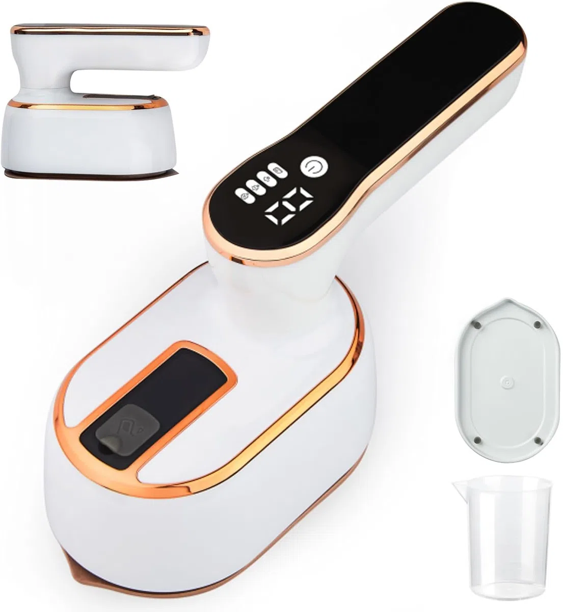 Mini Reise Dampfglätter & Bügeleisen 2-in-1 (1000W, 220V-240V) – Trockene & Nassanwendung, 3 Dampfstufen, 100ml Wassertank – Ideal für Reisen, Studentenzimmer, Haushalt & Kleidungspflege