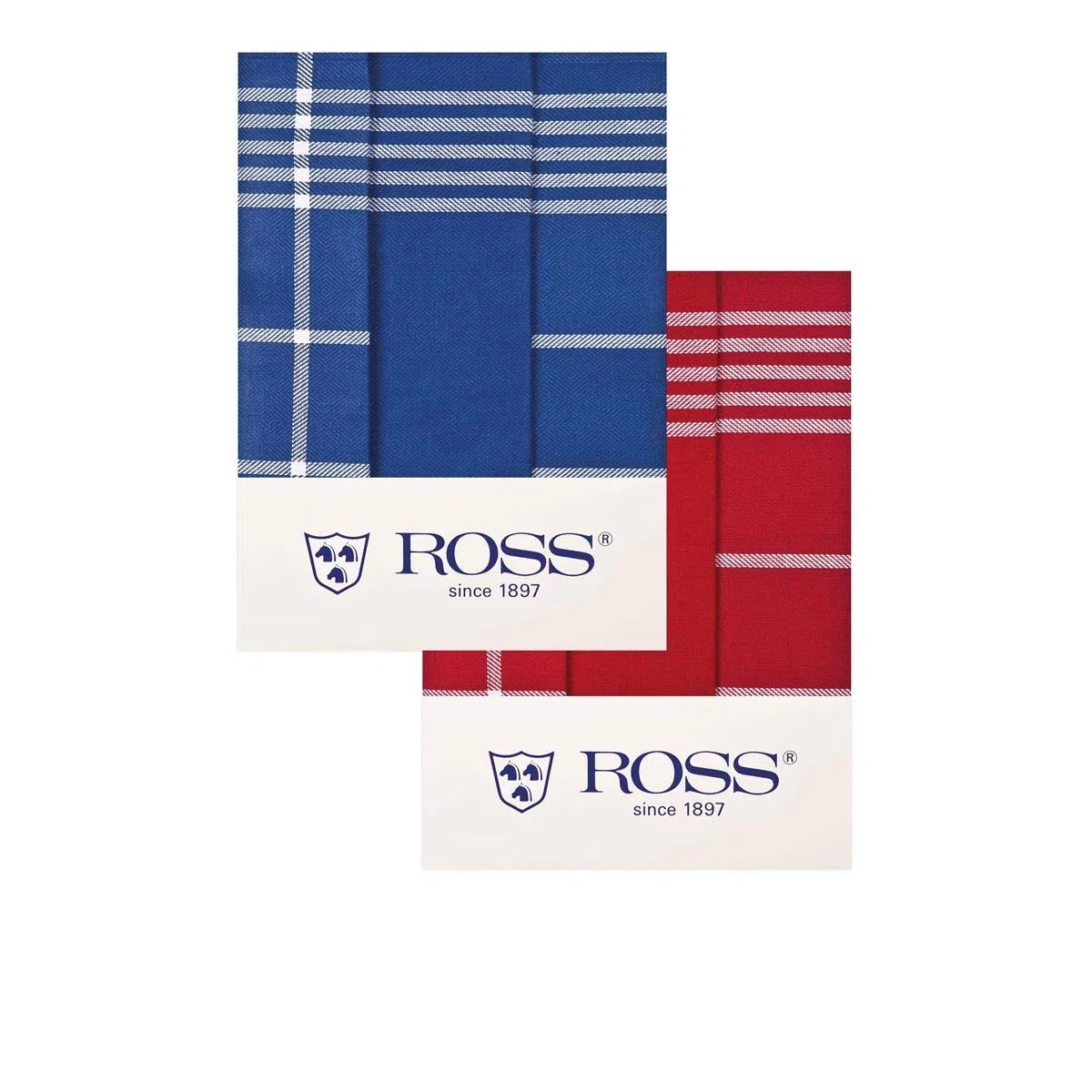 Ross - Geschirrtücher - 1837-3er-Pack (50 x 70cm Schwarz)
