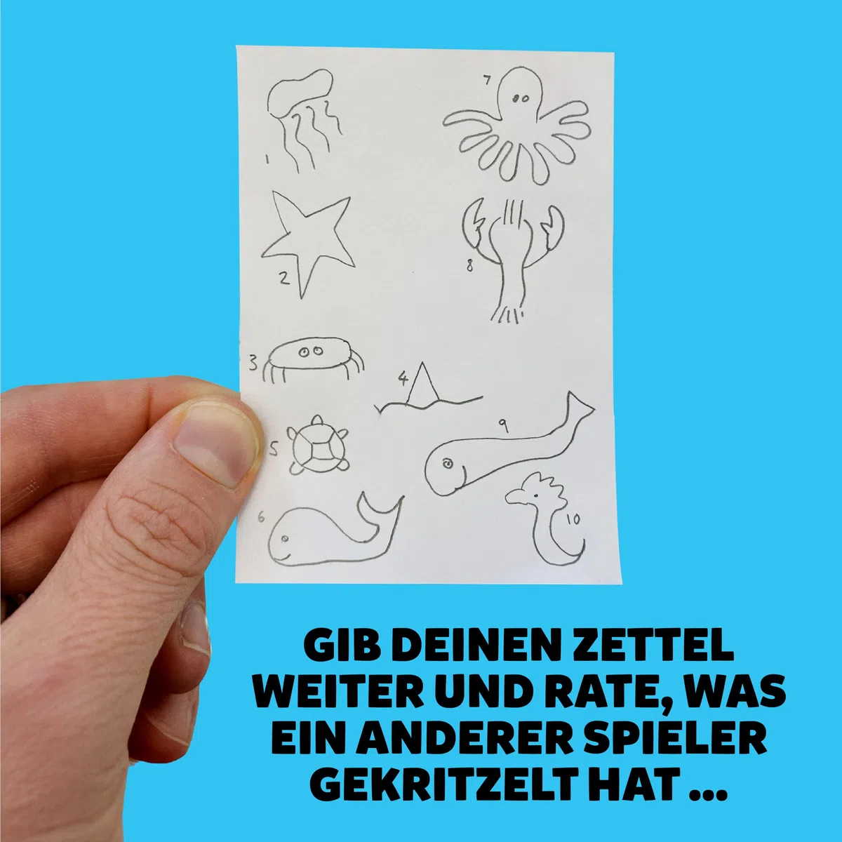 Gamely Sechs-Sekunden-Kritzelei 2: Das fieberhaft-Flotte, fetzige Zeichenspiel | EIN familienfreundliches Partyspiel für Kinder, Teenager und Erwachsene