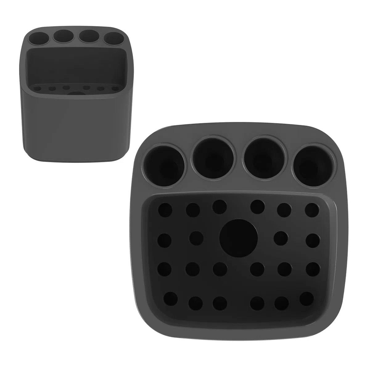 Rival 5-teiliges Küchenhelfer Set mit PBT-Borsten – mit Spülbürste in der Form rund & diskett, Tüllenbürste, Flaschenbürste & Küchencenter (5-teilig) – praktisches Küchen-Set – Spülset für die Küche