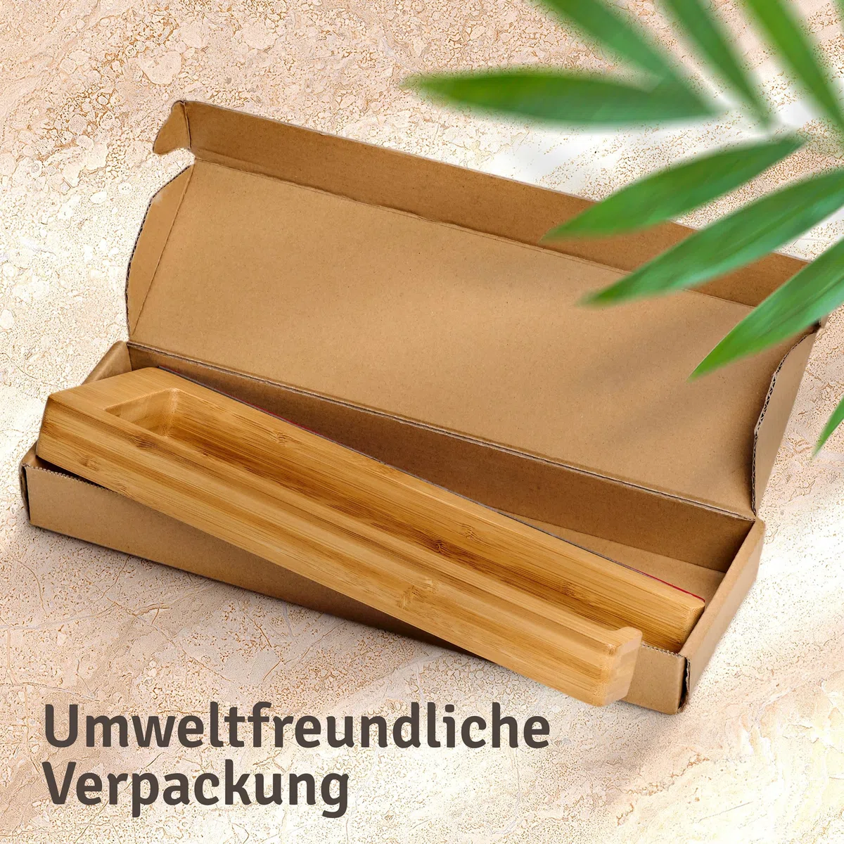 Praknu Küchenrollenhalter ohne Bohren aus FSC® Bambus Holz - Spart Platz in der Küche - Hält Bombenfest - Schnelle Montage