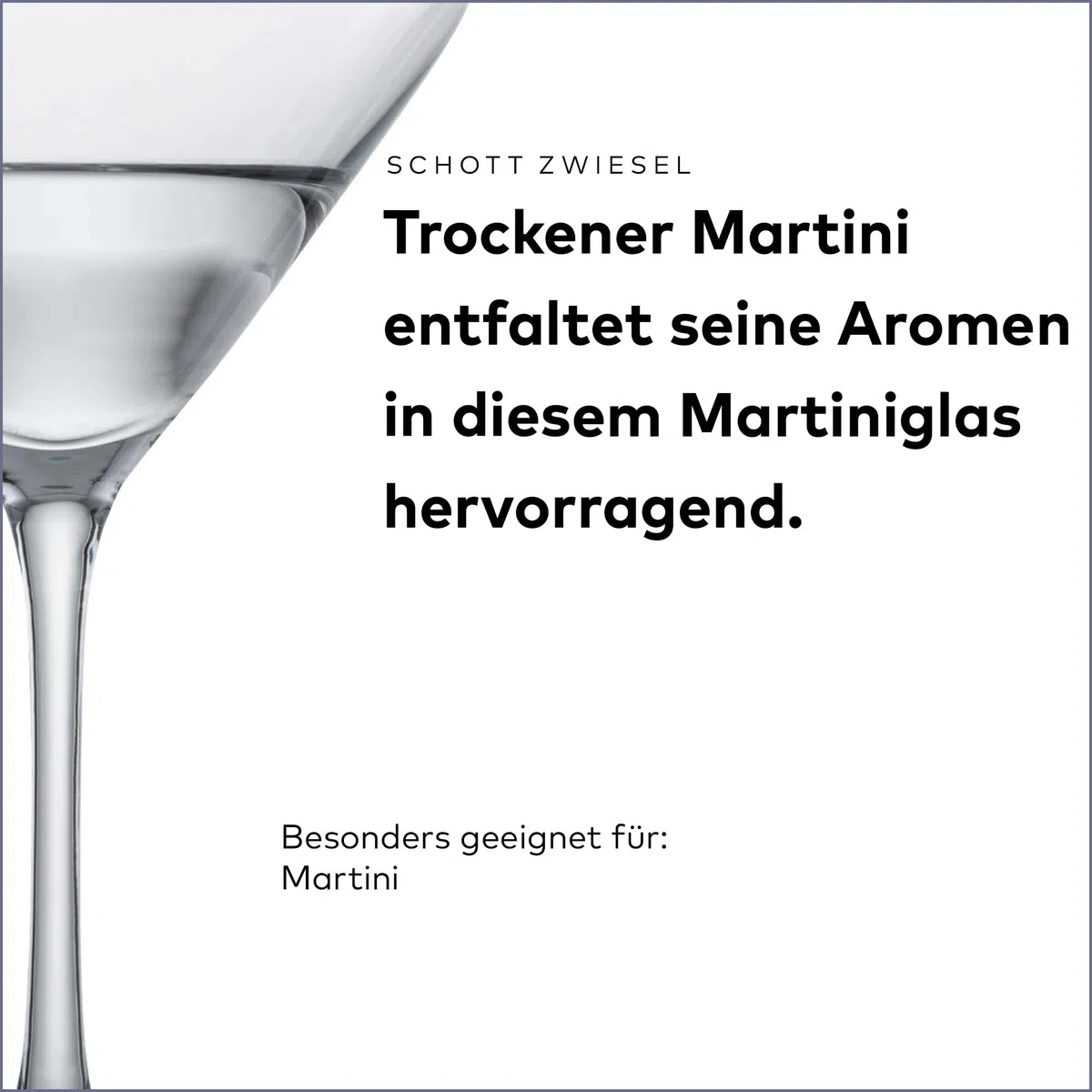 SCHOTT ZWIESEL Martiniglas Bar Special (4er-Set), klassische Martini Gläser, spülmaschinenfeste Tritan-Kristallgläser, Made in Germany (Art.-Nr. 123658), Klar, Kristall