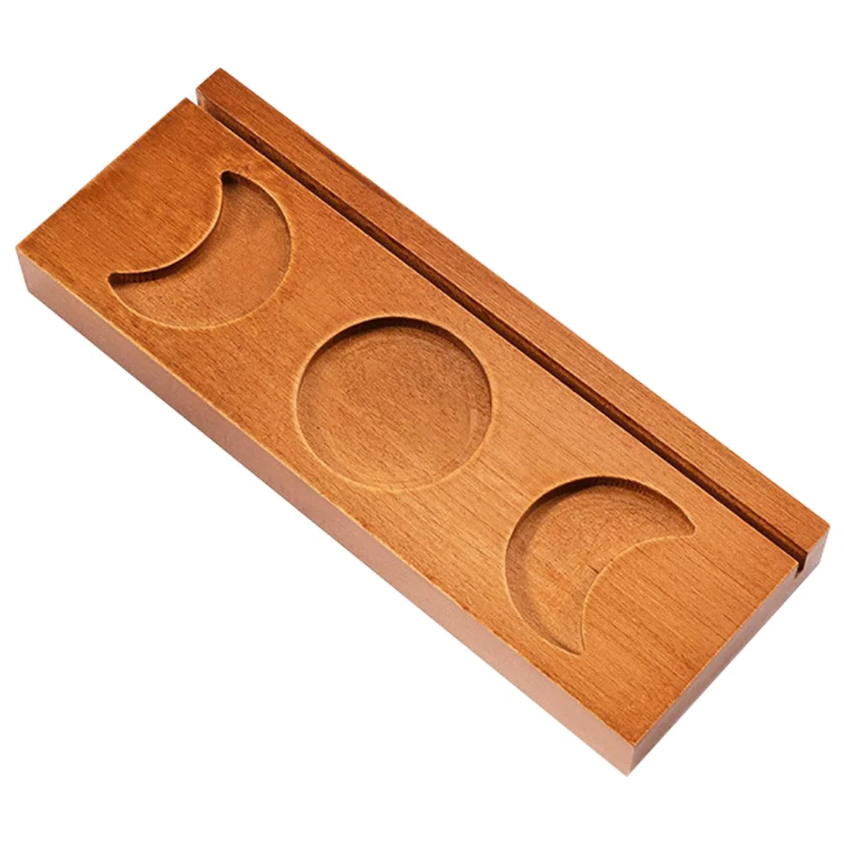 Altar -Tisch mit Tarotkartenhalter, 8x3 Zoll kompaktes Holz Altar -Tisch für spirituelle Meditation, Hexenversorgungen Hexenheimungsdekoration
