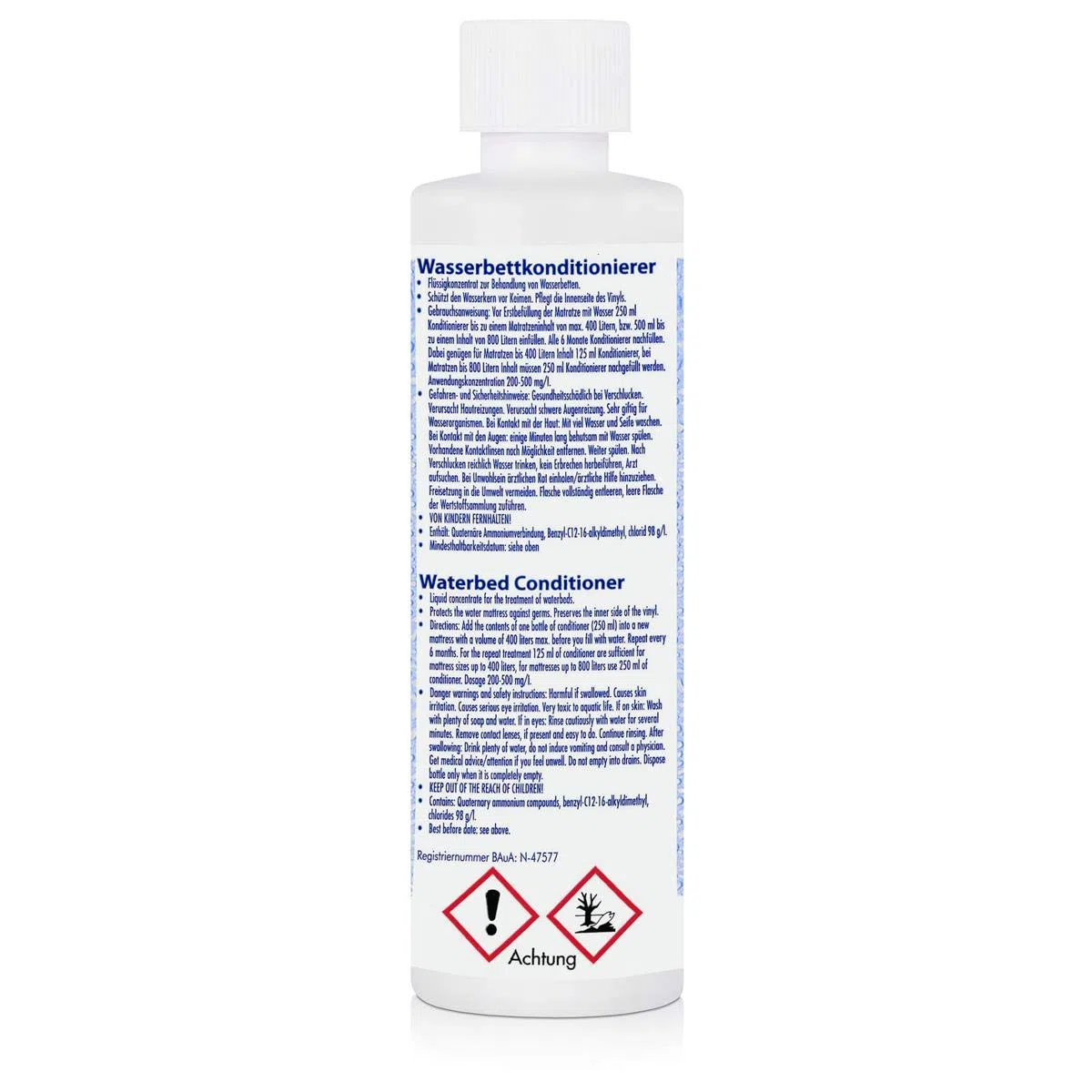 6x AguaNova Wasserbett Conditioner 125 ml, für Wasserbetten - Konditionierer