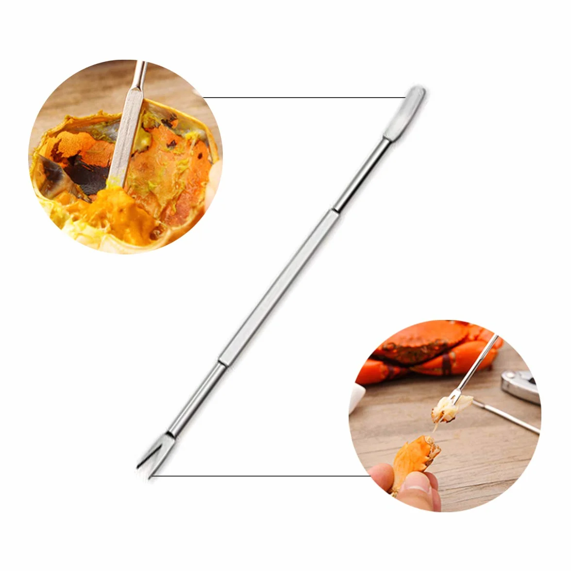 Artcome Meeresfrüchte Werkzeug Set mit 6 Hummer Krabben Cracker und 7 Gabeln Nusscracker Set