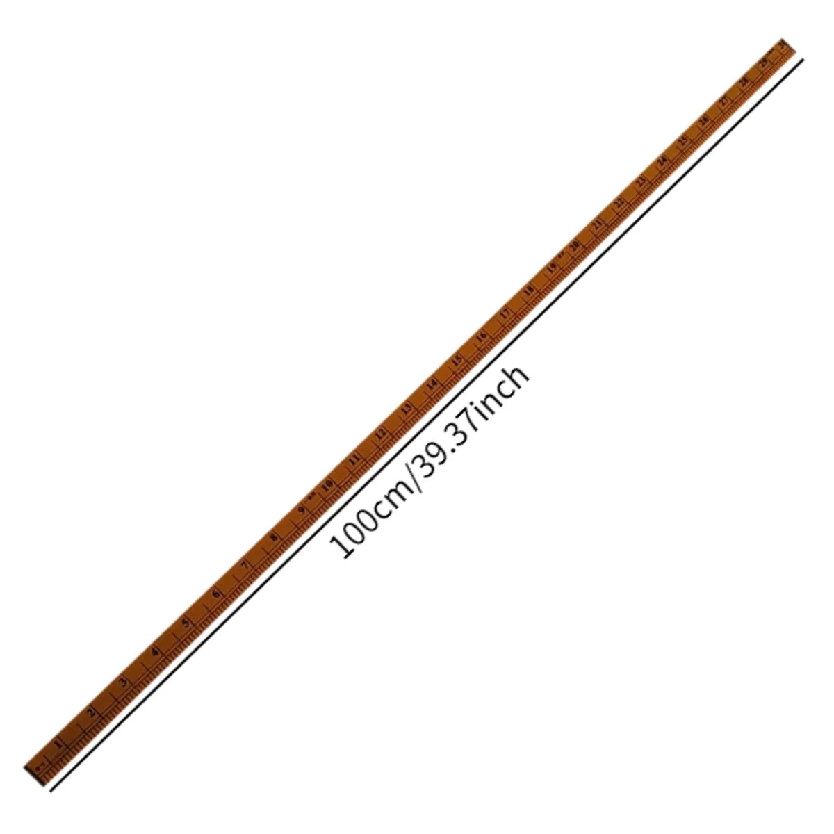 Schneiderlineal Aus Holz, Und Tragbar.