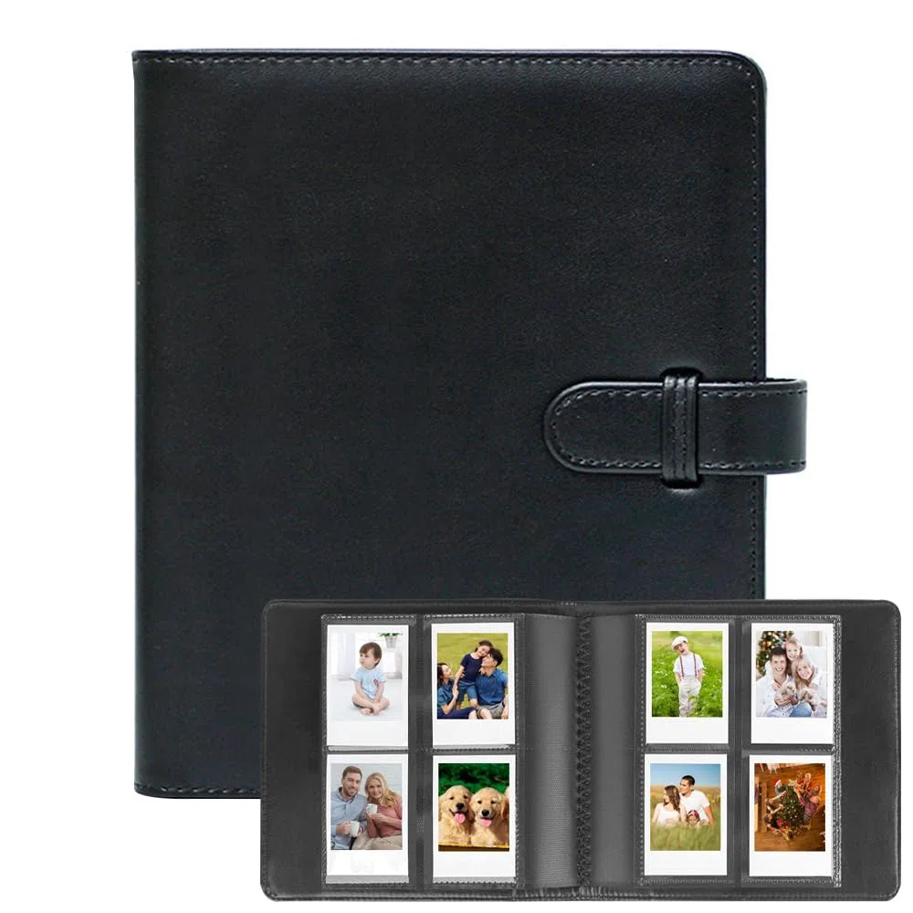 Fotoalbum Schwarze Seiten 256 Taschen kompatibel für Fujifilm, Instax 4-Zoll Film Polaroid Fotos, Taschen Mini Fotoalbum Mini Album, Kamera Zubehör mit Fujifilm Instax Mini 12/11/9/8/7