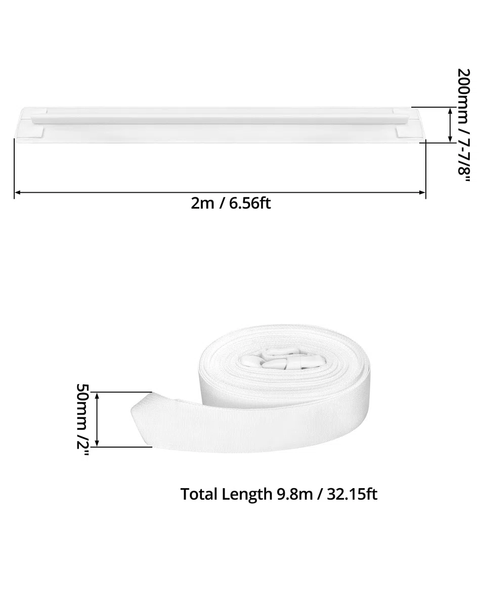 QWORK® matratzenverbinder, matratzen ritzenfüller, einfaches verbinden und erweitern des bettes, weiß