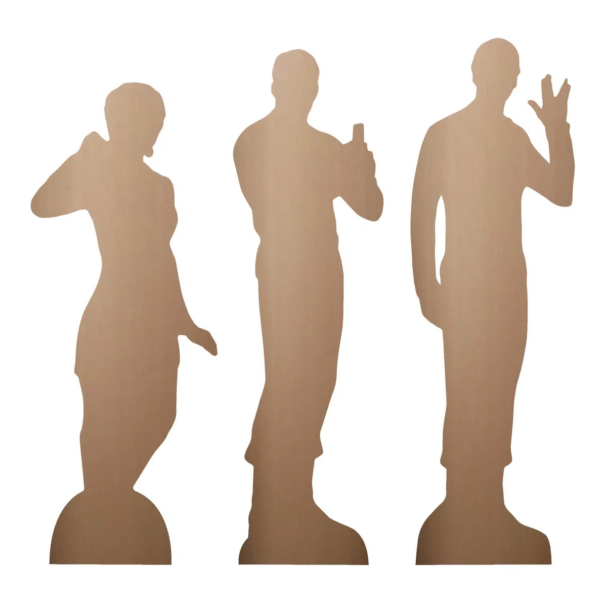 Star Cutouts SC4834 – Star Trek Original Serie Regal Top Pack Pappaufsteller 30 cm – Kirk, Uhura & Spock – Offizielle Star Trek Geschenke