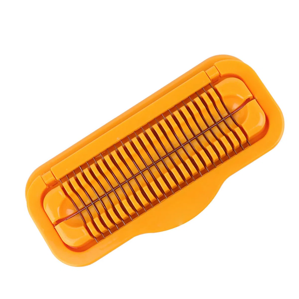 Hot-Dog-Schneider, Wurstschneider aus Edelstahl, Schinkenwürfelschneider mit Elastischer Feder und Ergonomischem Griff, Ideal für die Küche