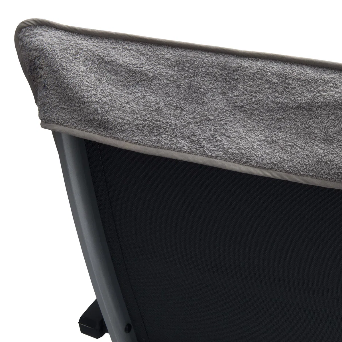 Beautissu XL Frottee Handtuch für Sonnenliege 70x200cm Marbella – 100% Baumwolle, Weich & Antirutsch – Premium Auflage Gartenliege Handtuch Strandtuch für Liege Garten, Terrasse & Strand Grau