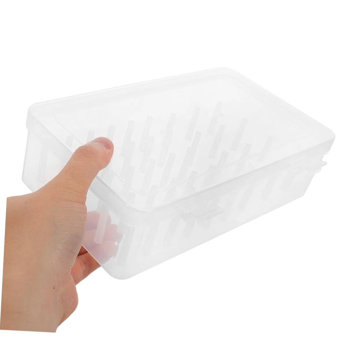 3 Stück Nähgarn Organizer Transparent Nähgarnbox für 42 Spulen mit Großem Fassungsvermögen Tragbare Aufbewahrung für Stickerei und Selbstgemacht Nähzubehör Zuhause