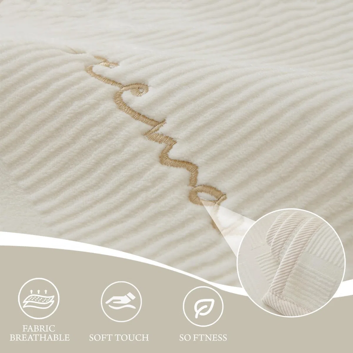 LINGKY Couch Überzug, Sofa Überzug 1/2/3/4 Sitzer L Form Sofa Cover Sofabezug Ecksofa, Sofadecken Für Sitzfläche, Sofaschoner rutschfest, Universelle Sofa Überwurf (Creme,70x120cm/Rechteckig)