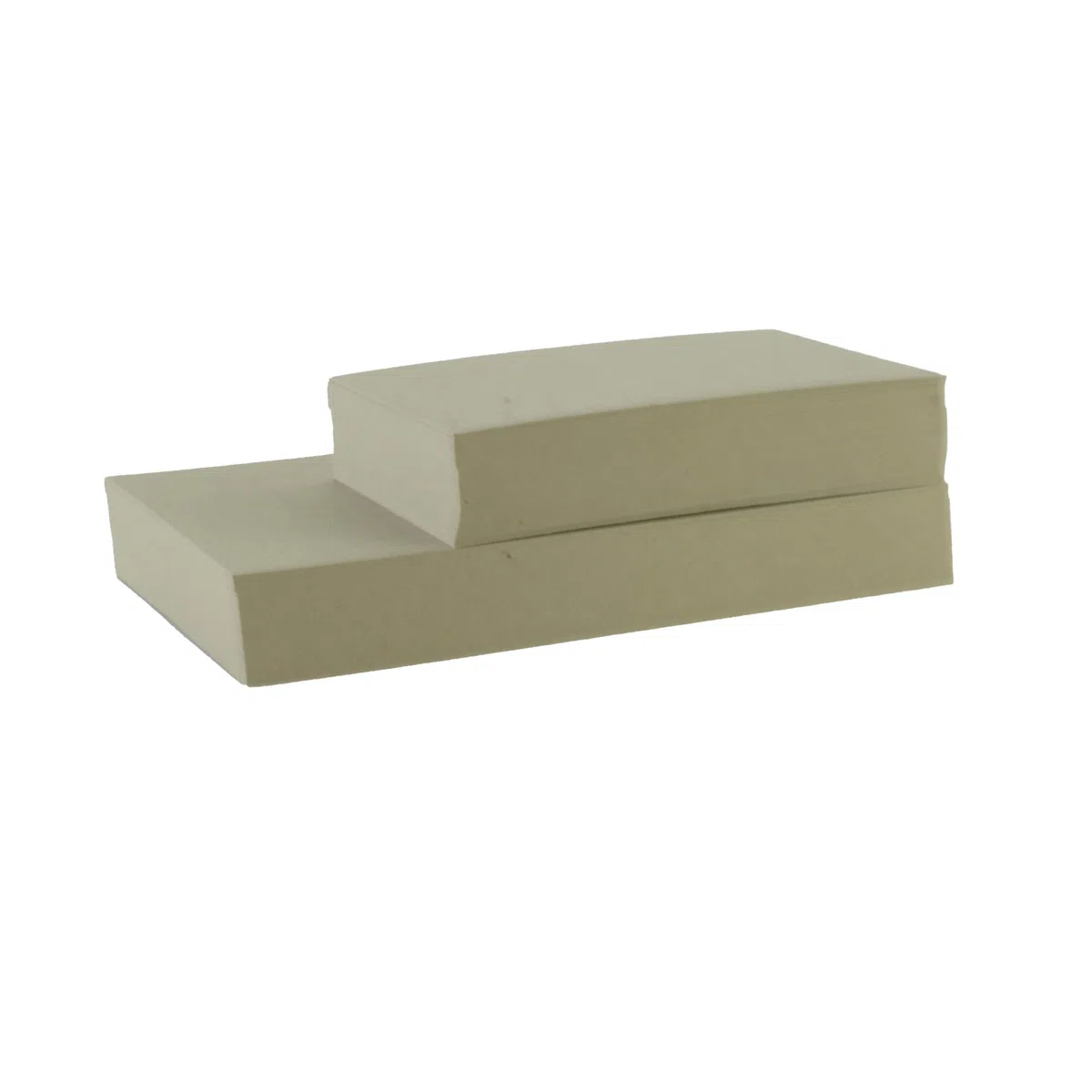 Graukarton Graupappe 50x75cm 0,75mm 550g/m² glatt Buchbinderpappe Bastelkarton Bastelpappe Karton Einleger Trenner Zwischenlagen Zuschnitt - 10-100 Bogen