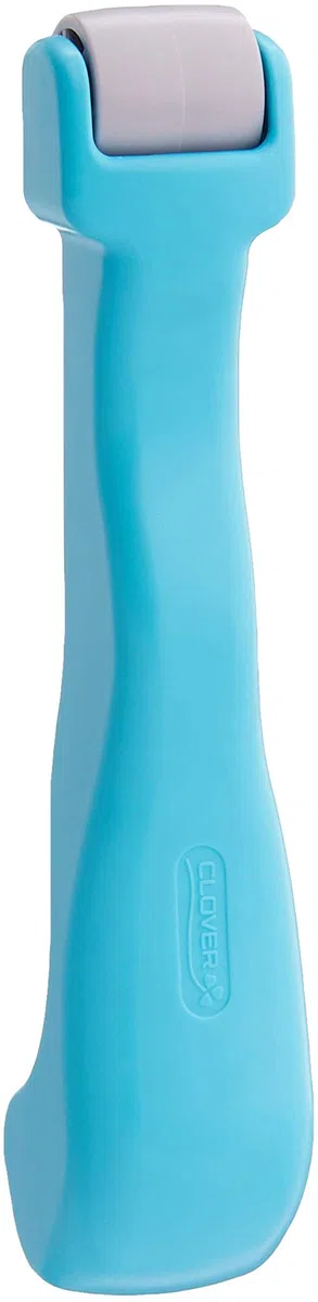 Clover Naht- und Faltenroller Rollen und Pressen/ VE3 Kurzwaren, Kunststoff, Blau, 21 x 8 x 3 cm, 1 Einheiten