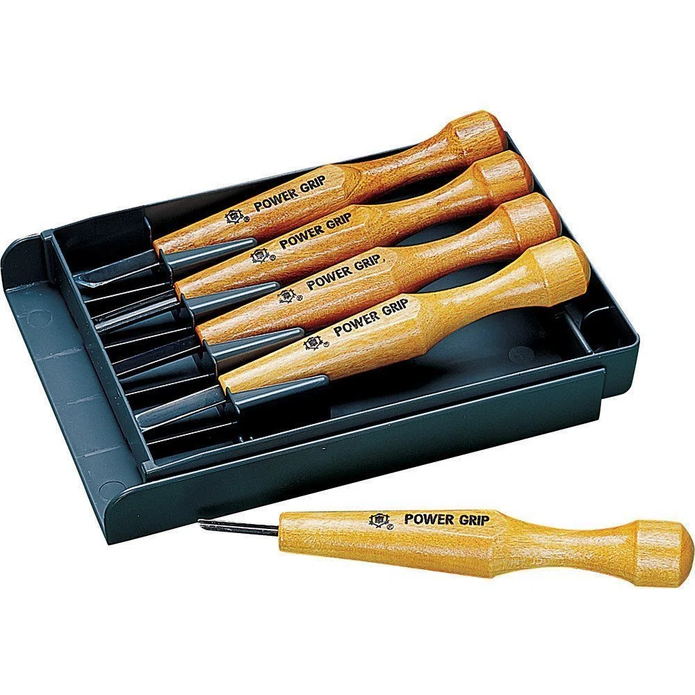 Five Piece Power Grip Carving Set (Japan Import)
