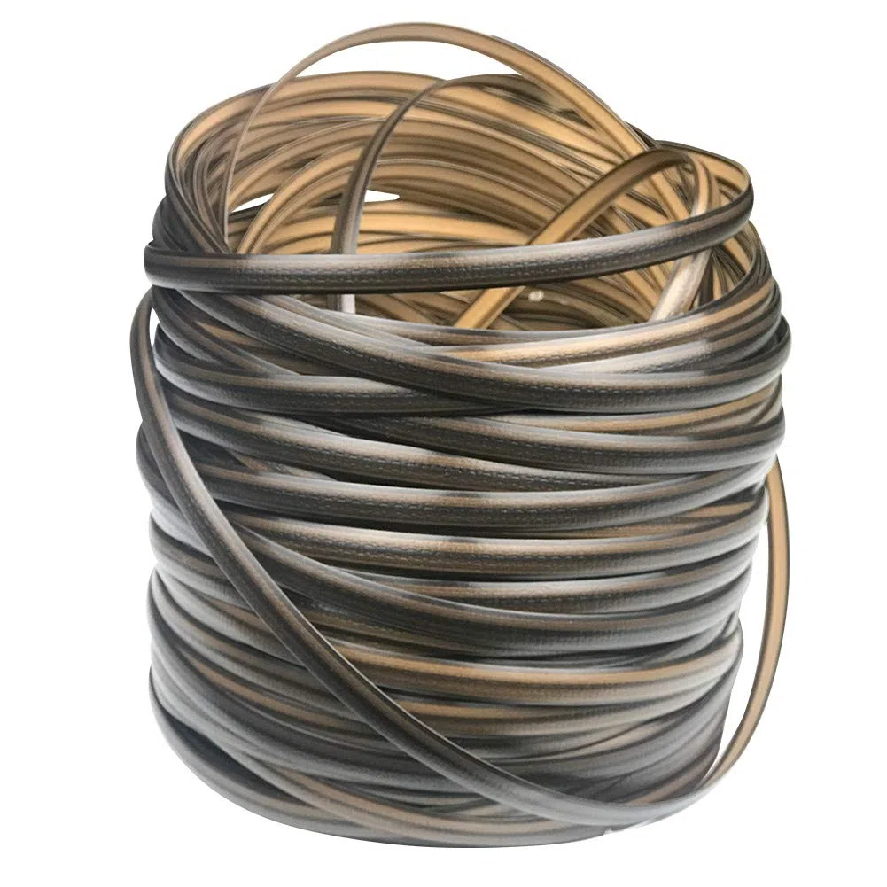 60m-65m Kunststoffgeflechttes Rattan-Reparaturmaterial für Gartenmöbel, langlebiges Korbgeflecht, Sitzbank, Tisch, Set (Kaffee B)