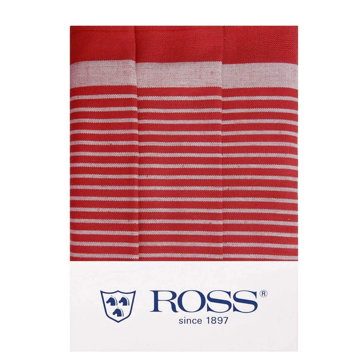 Ross - Exclusiv - Geschirrtücher Halbleinen - 0914-3er-Pack (50 x 70cm Rot)