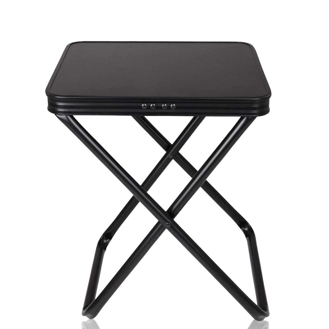 your GEAR Tavolino 3D Campinghocker mit Abnehmbarer Tischplatte, Aluminium Klapphocker, Beistelltisch, Hocker, Quick Dry Mesh Polsterung, Leicht, Tragbar, Garten, Caravan
