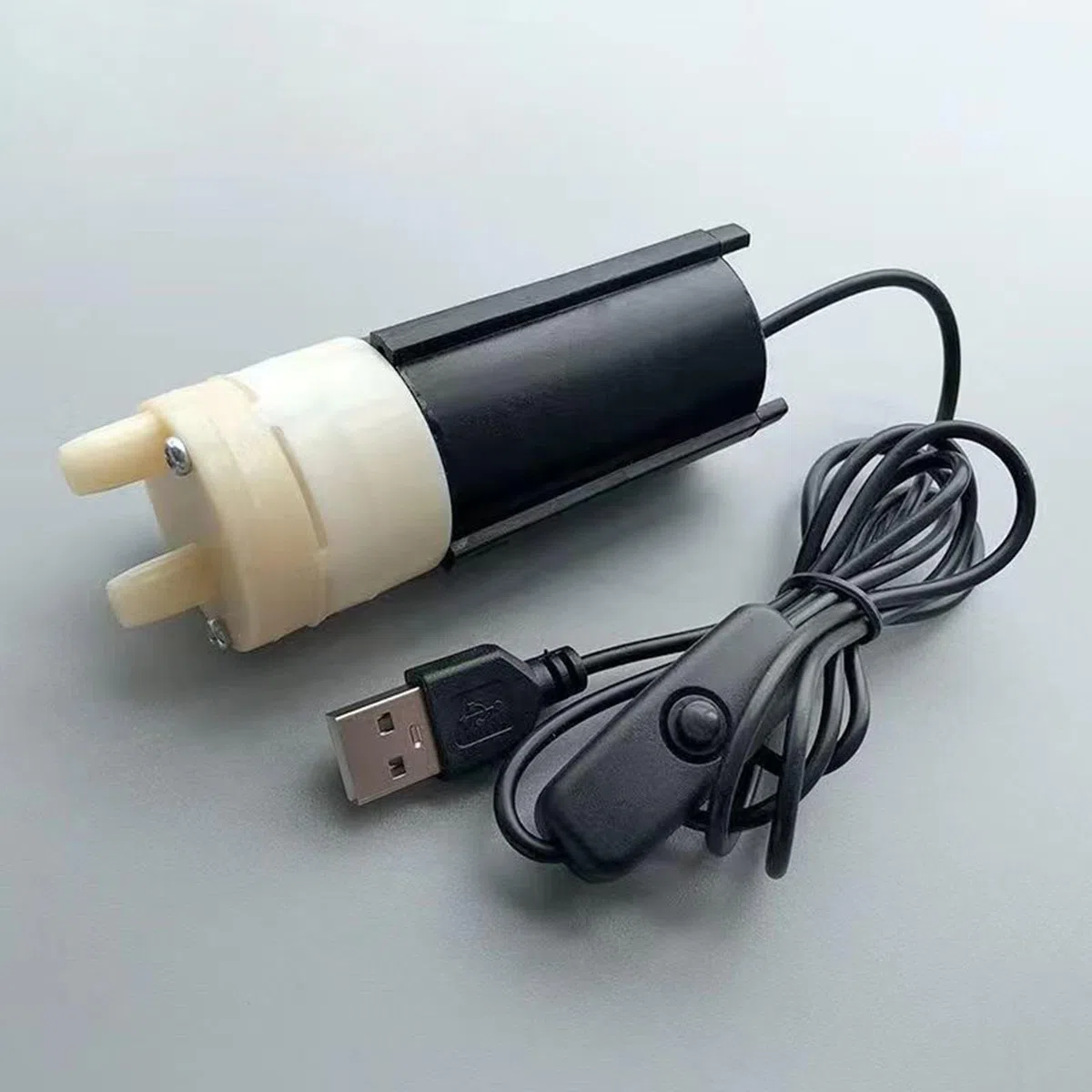 perfk Tragbares Elektrisches Schnaps-Absauggerät - Mini-Weinpumpe-Elektrischer Weinsiphon- mit 1m Silikonschlauch, USB,Transferpumpe-für Hausbrauen, Weinherstellung & Destillieren