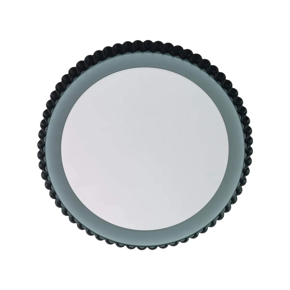 ORIGINAL KAISER Quicheform mit Glas-Hebeboden Ø28cm, Legierter Stahl, Schwarz, 1 - Pack