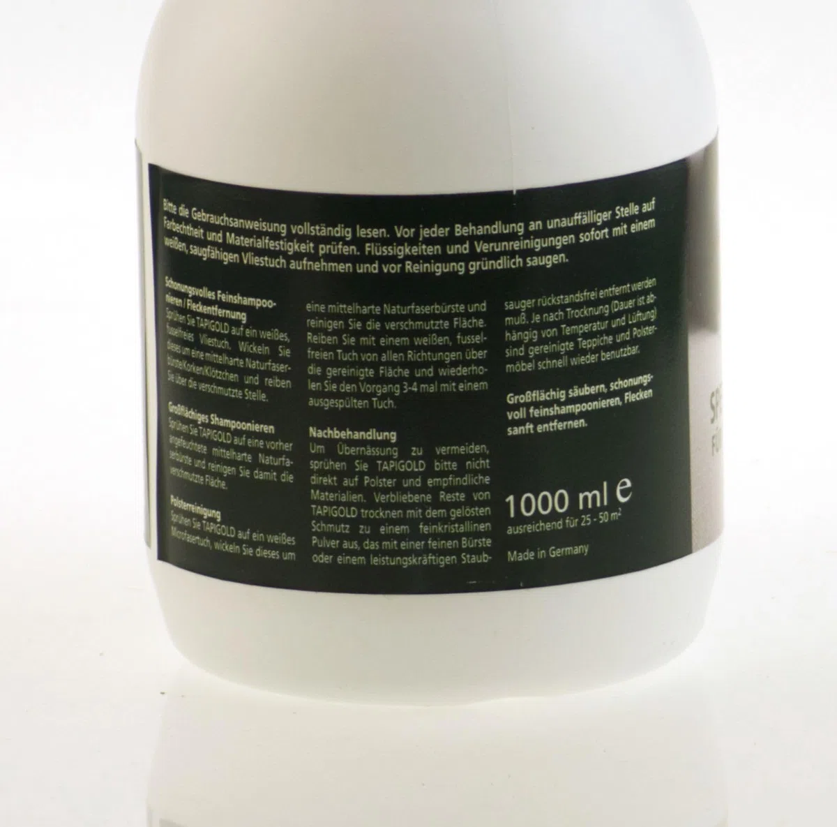 Tapigold Spezial Shampoo für Teppiche, Polster, Sisal 1 Liter