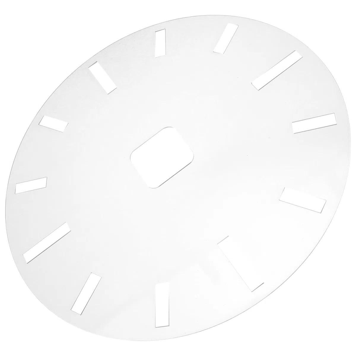 Präzise Acryl Schablone mit Rundem Zifferblatt und Transparentem Design für Uhrenbausätze für Holzbearbeitung und Kreative Heimdekorationen