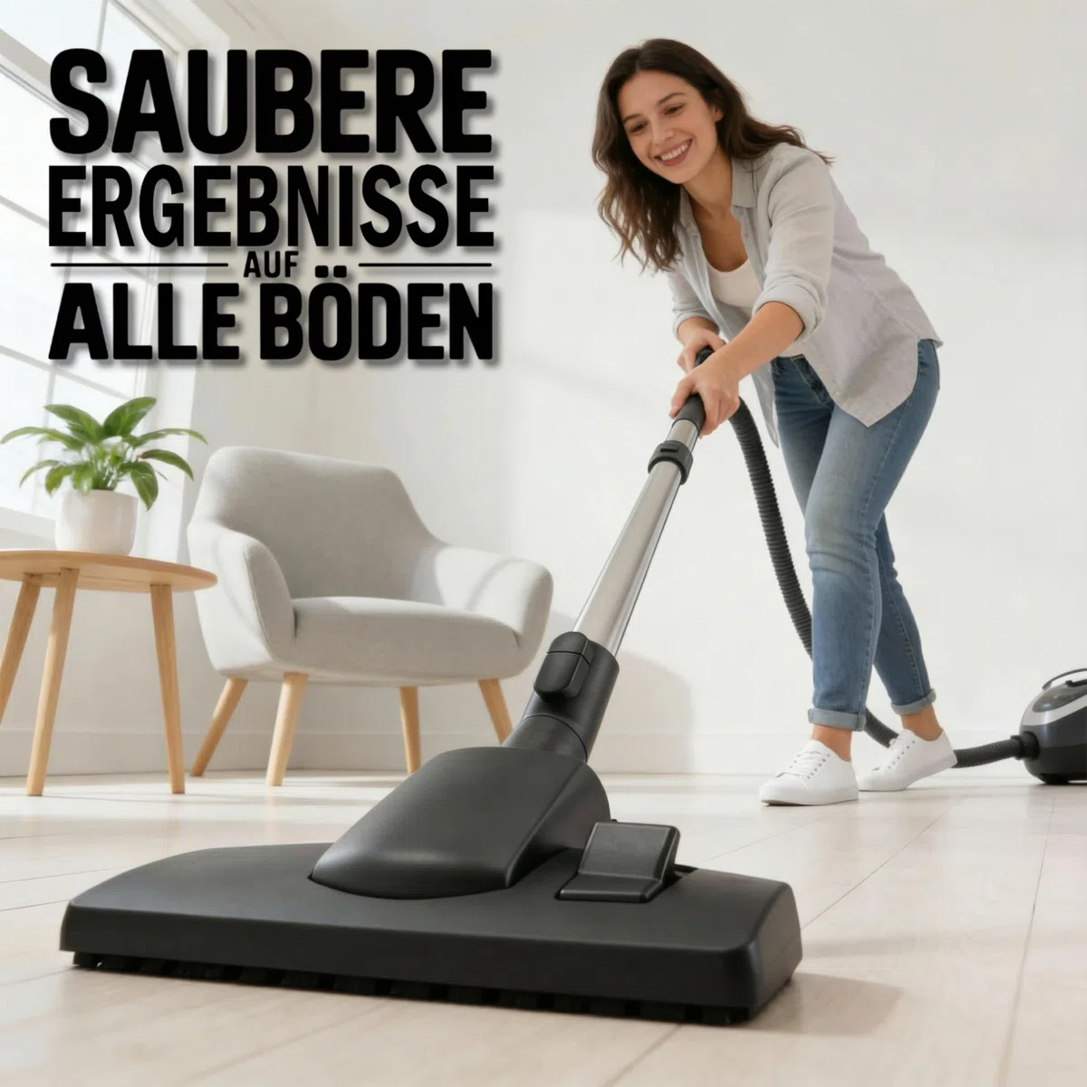 Staubsaugerdüse kompatibel mit Miele S8340, S8360, C1, C2, C3, S5, S6, S8 | DeClean Staubsauger Ersatzteil passend für Classic, Compact, Complete, PowerLine EcoLine | Bürste für Teppich und Hardboden