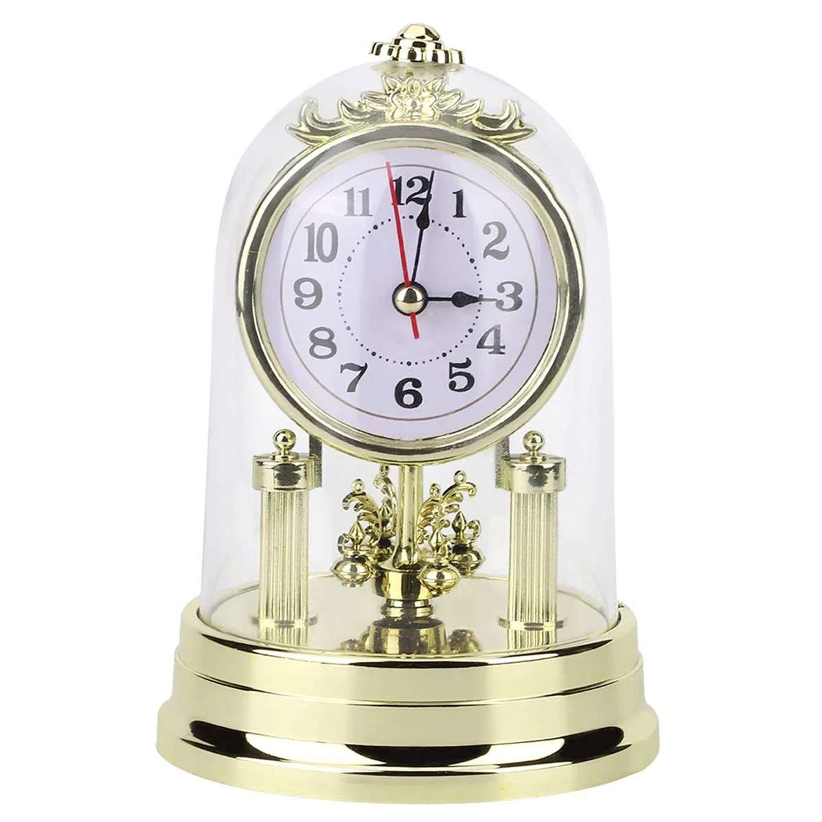 Kaminuhr Wohnzimmeruhr im Europäischen Retro- Stil Gold- 4. 3 X 6. 7 in