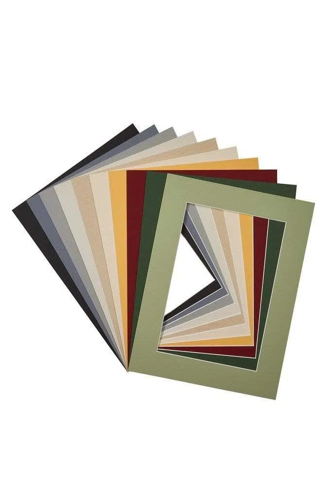 yd. Passepartout 45x45 cm für Fotogröße 40x40 - Schwarz - Museumkarton - Außenmaße 45x45 cm - Innengröße 40x40 cm