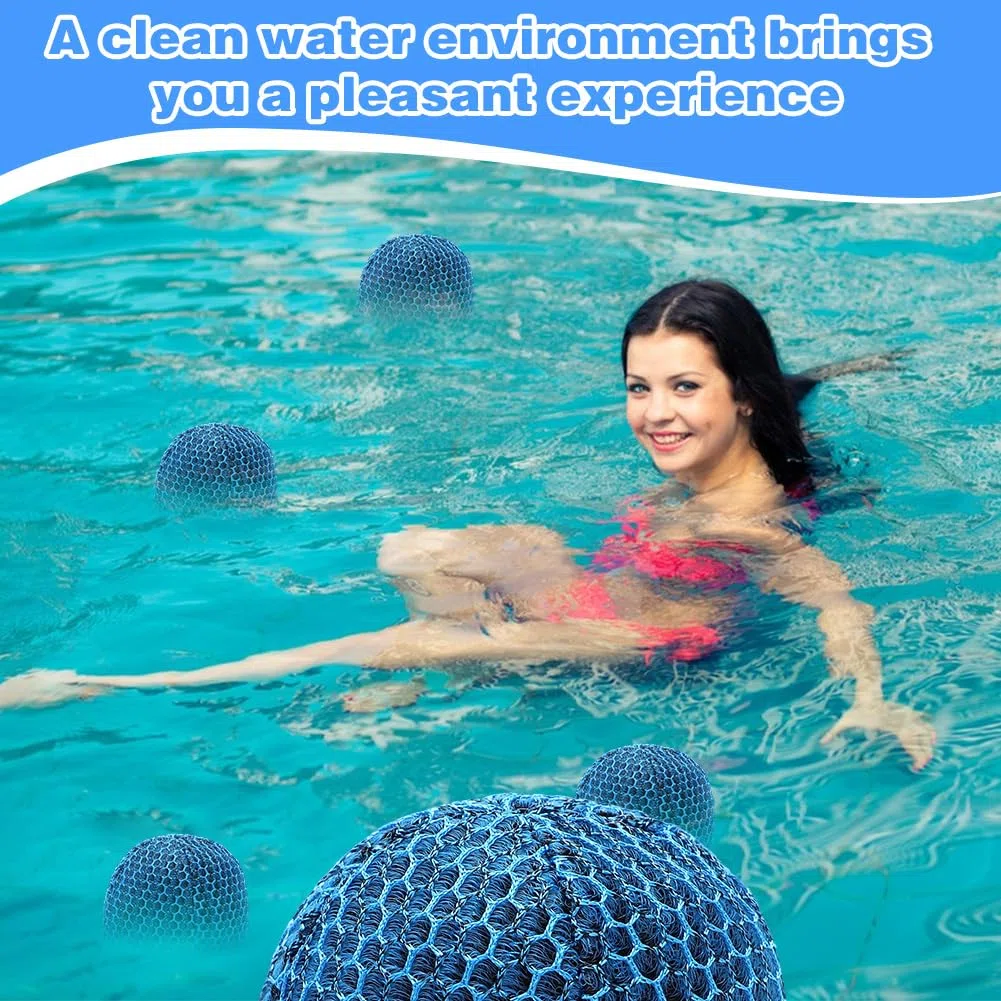 4 Stück Hot Tub Pool Scum Absorber 6 cm, Wiederverwendbarer Ölabsorbierender Schwamm für Whirlpool-Zubehör, Spa und Schwimmbad, Whirlpool-Schwamm, Whirlpool Scum Absorber für Abschaum