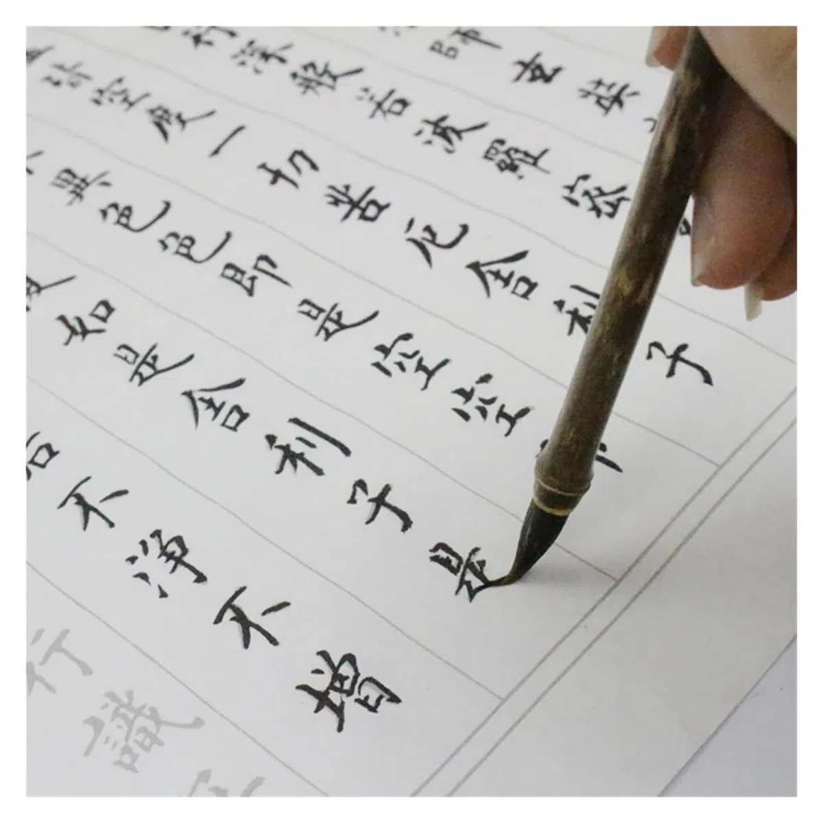 5 Stück Original Bambus Chinesischer Schreibpinsel Wieselhaar Traditioneller Malpinsel Xiaokai Regelmäßige Skript-Kalligraphiestifte