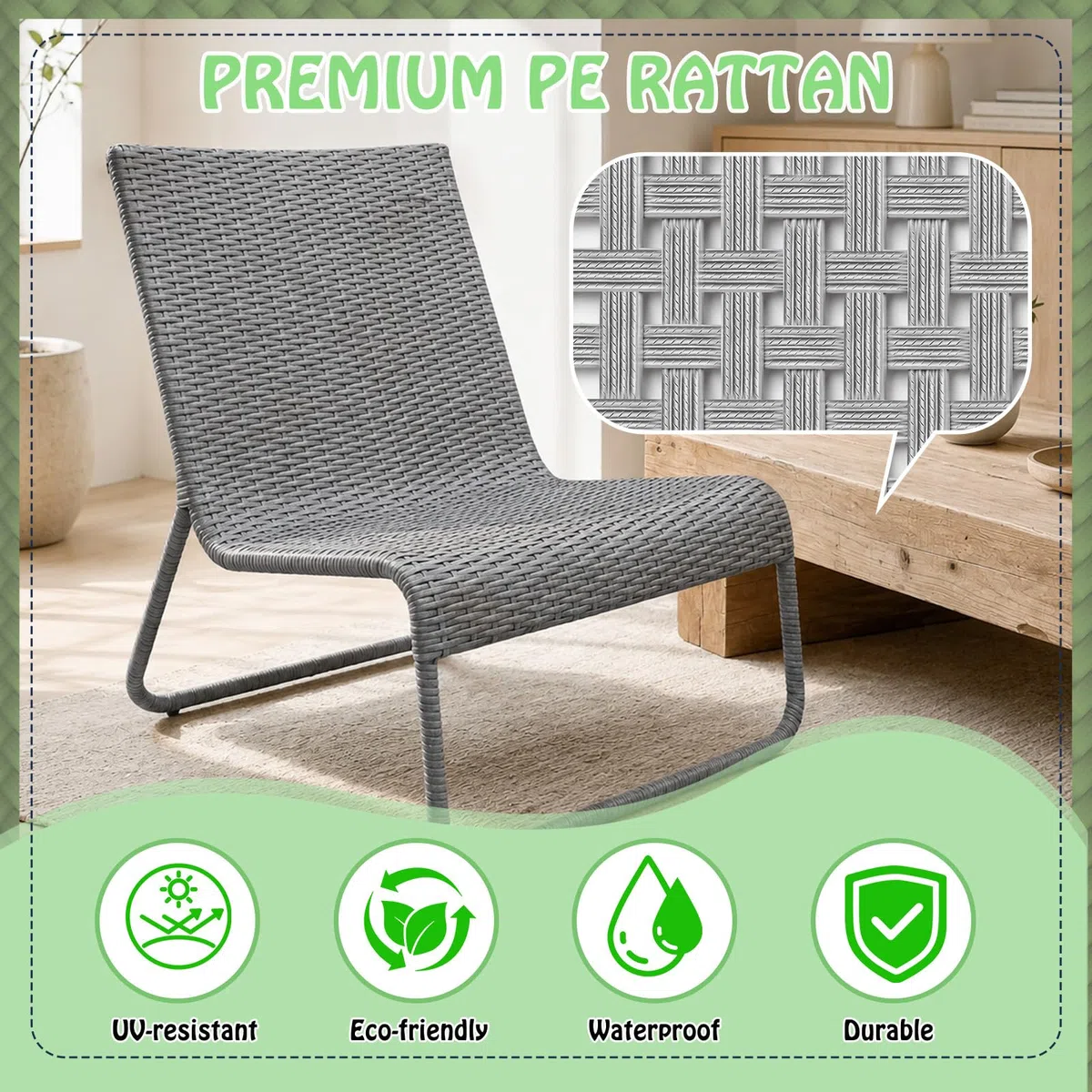 65m Kunststoff Gewebtes Rattan Reparaturmaterial Flach Gewebtes PE-Rattan von Rattanmöbeln Rattanweben für Outdoor Rattan Möbel Reparatur,Rattan-Stuhl, Tischkorb