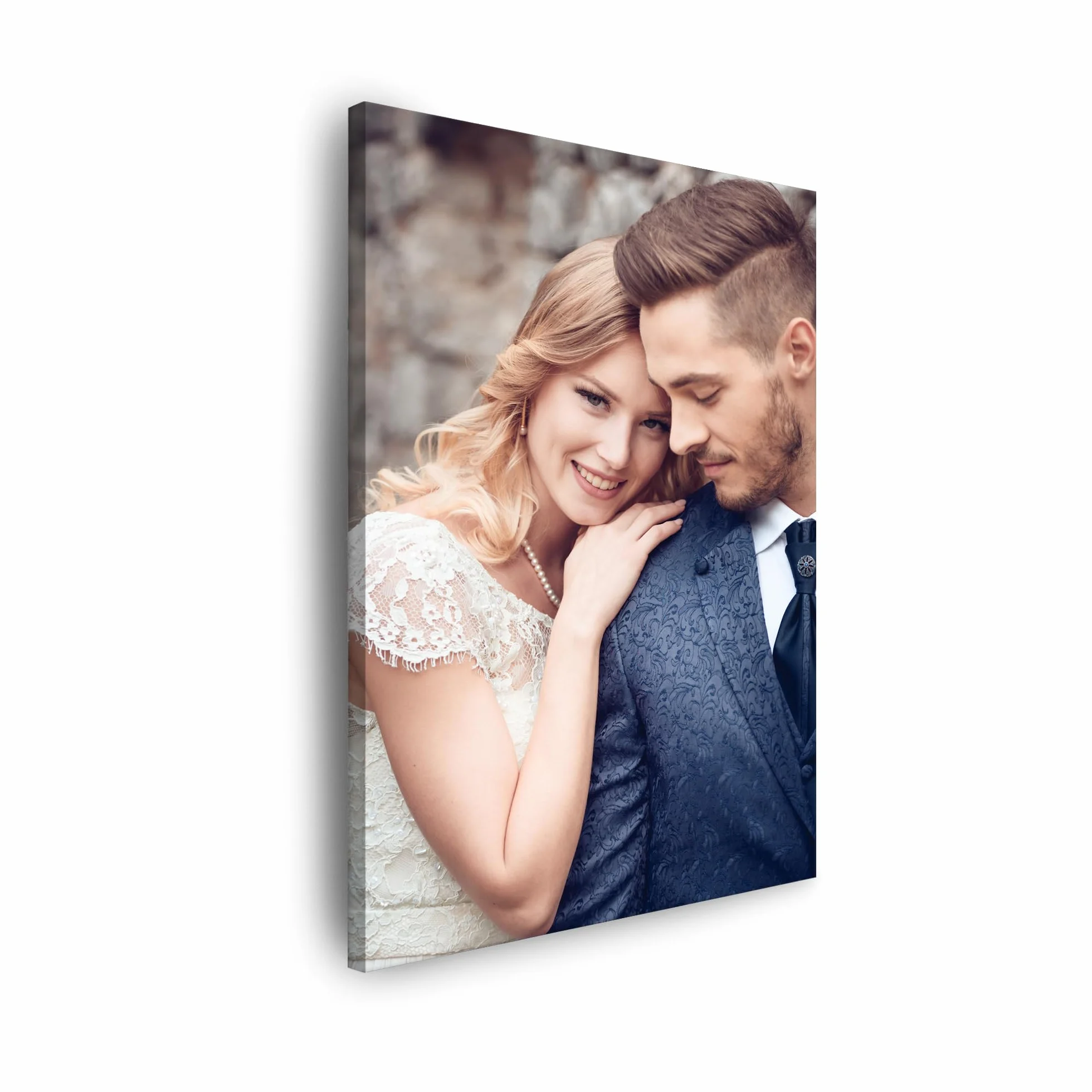 GP TONER Ihr FOTO auf Leinwand Personalisierte Foto Ihr eigenes Bild auf Leinwand mit Holzrahmen Kunstdruck Bild Foto 30x40 cm