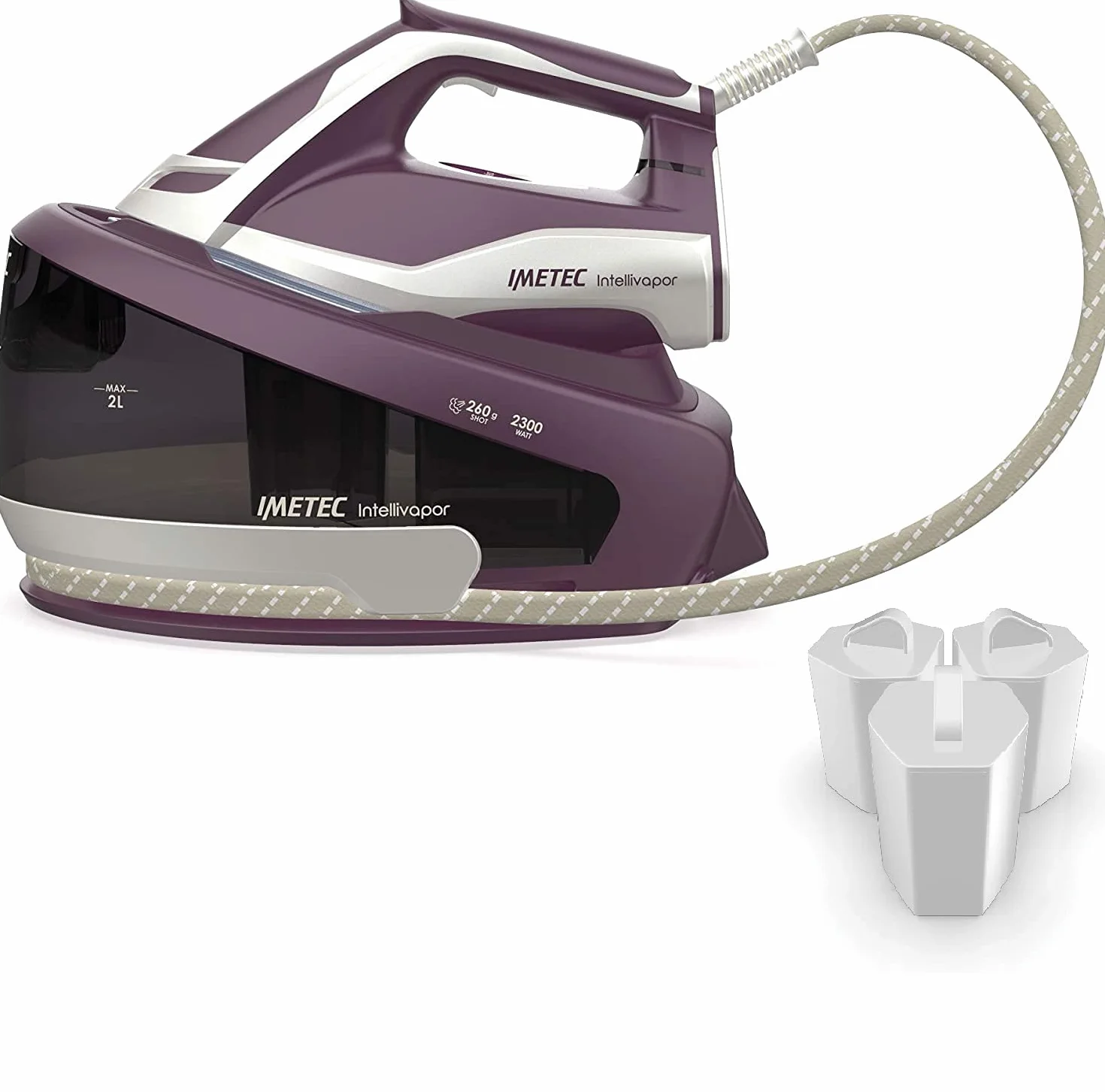 Imetec Zerocalc KF1 100 Kit 3 Filter zum Entkalken für Bügeleisen Imetec Zerocalc Pro Ceramic Ps2 2400, Ps2 2000, Ps2 2200, Intellivapor PS3 3000, Imetec Onda
